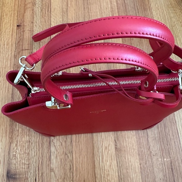 Cuoieria Fiorentina Made In Italy Red Leather Bag - Picture 9 of 12